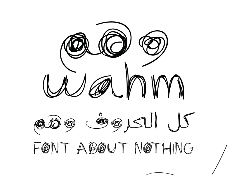 Wahm One Typeface